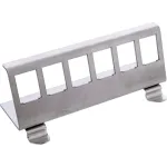 InLine 76203G metallist Keystone kl&otilde;psatav DIN-liistule kinnitusklamber, 6 pordiga