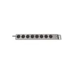 Brennenstuhl Super-Solid Line - pistikupesa - 8 v&auml;ljundpesa - h&otilde;bedane (1153340118)