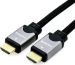 Roline High Speed - HDMI-kaabel Etherneti toega - HDMI (M) HDMI (M) - 1 m - kahekordne isolatsioon - must/h&otilde;bedane