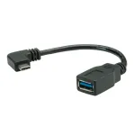 ROLINE 11.02.9031 USB-kaabel 0,15 m USB 3.2 Gen 1 (3.1 Gen 1) USB A USB C Must (11.02.9031)