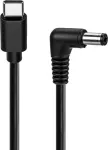 Goobay USB-C-DC-kaabel 5 V/3 A 1,5 m &ndash; USB 3.1 C-t&uuml;&uuml;pi pistik > DC-pistik 5,50 x 2 (78973)