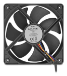 DELOCK 67303 Arvutikorpuse ventilaator 120 mm, 24 V, kuullaager, must