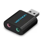 Vention USB v&auml;line helikaart Must metallt&uuml;&uuml;p