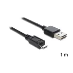 USB-kaabel DeLOCK EASY-USB 2.0-A USB 2.0 micro-B 1m