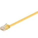 V&otilde;rgukaabel Goobay RJ-45 CAT6 1m Kollane U/UTP