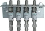 Axing QEW 4-20 4-suunaline maandusplokk liigpingekaitsega, 5-2500 MHz