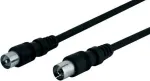 Wentronic Goobay Antenni&uuml;henduskaabel, must, 20 m &ndash; IEC/koaksiaalpistik, IEC/koaksiaalkontakt (50913)