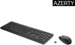 Juhtmevaba hiire ja klaviatuuri komplekt HP 230 t&auml;issuuruses must