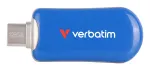 Verbatim Plectra USB-C m&auml;lupulk sinine 128GB, 128 GB, USB USB-C, 3.2 Gen 1 (3.1 Gen 1), 100 MB/s, ilma korgita, sinine