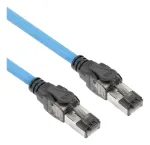 ACT sinine 25 meetrit S/FTP CAT6A B2ca PoE++ 100W t&auml;isjuhtmega eeltermineeritud paigalduskaabel, RJ45 isane &ndash; isane