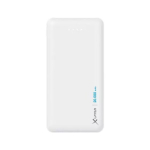 Akupank XLAYER 217286 &mdash; 20000 mAh LiPo, 2&times; USB-A, 1&times; USB-C, valge