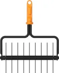 Fiskars QuikFit Handle 156 cm Aluminium Black Orange Silver