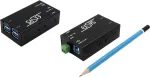 EXSYS EX-1181HMS 4-Port USB 3.2 Gen 1 Hub with 15kV ESD Surge Protection, DIN Rail / Wall Mount