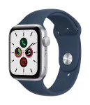 Apple Watch SE GPS 44mm Silver Aluminium Case with Sport Band Abyss Blue