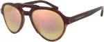 EMPORIO ARMANI EA4128F57494Z Meeste ristk&uuml;likukujulised p&auml;ikeseprillid, matt must raam, hall l&auml;&auml;ts, 54/21/140 mm