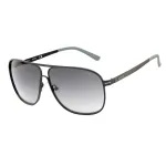 GUESS GF5025S-02B Meeste Pilootp&auml;ikeseprillid - Must raam, Suitsuhall l&auml;&auml;ts, 61mm
