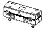NEXO IDT-2CASE84 Transpordikarp ratastel 2x ID84 / ID84T k&otilde;lari jaoks