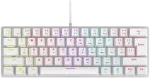 Rampage PLOWERK60 Blue Switch White Mechanical Gaming Keyboard 60% RGB USB-C