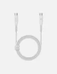 ENERGEA Flow USB-C to USB-C kaabel 1,5 m valge 240W 5A PD kiirlaadimine