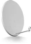 CORAB Offset Satellite Dish 80 cm Light Grey (COR-800SAE-J)
