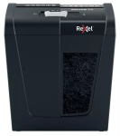 Paberipurustaja REXEL Secure S5 &mdash; ribapurustaja, 5-leheline mahutavus, 6 mm l&otilde;ige, 10 L korv, P-2 turvalisus, must