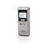 Alkoholitester ORO‑MED X12 PRO SILVER &mdash; kontaktivaba alkomeeter, m&otilde;&otilde;tevahemik 0&ndash;4 g/L, LCD, AAA patareid