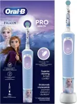Oral-B Vitality PRO Kids Frozen elektriline hambahari lastele, laetav, 2 režiimi, 1 harjapea, sinine