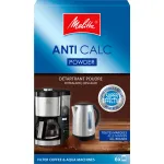 MELITTA Anti Calc katlakivieemalduslahus kohvimasinatele &ndash; 250 ml vedel katlakivieemaldaja, universaalne sobivus, sidrunhappep&otilde;hine valem, kuni 2 kasutuskorda
