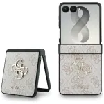 GUESS 4G Big Logo k&otilde;va kate Samsung Galaxy Z Flip5 jaoks - Roosa
