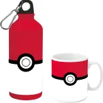 Pokemoni alumiiniumpudel 500ml keraamilise kruusikomplektiga