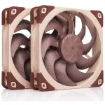 Arvutikorpuse ventilaator Noctua NF-A12X25 G2 PWM SX2-PP 120 mm, 12 V, 1800 p/min, 107,3 m&sup3;/h, SSO-laager, 2 tk pakendis, beež