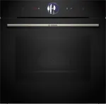 Bosch Serie 8 HRG7764B1 integreeritav ahi, 60 cm, 71 l, A+, aur, AirFry, p&uuml;rol&uuml;&uuml;s, Home Connect, must