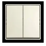 BUSCH-JAEGER Kiikl&uuml;liti, pealepandav, vahelduvl&uuml;liti, 10 AX, 250 V AC, Alpine White 2TKA00005524