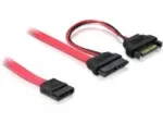 SATA-kaabel DeLOCK 84418 0,5 m punane