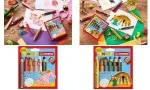 STABILO woody 3 in 1 Multitalent pliiats, 6-osaline tiigri &uuml;mmargune pliiatsikomplekt, v&auml;rviline pliiats, akvarell ja vahakriit &uuml;hes EO8806-4-2