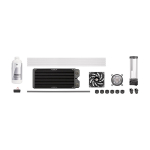 Thermaltake Pacific TOUGH C240 CL-W305-CU12BL-A vedelikjahutuskomplekt, l&auml;bipaistev jahutusvedelik, 12 cm, must