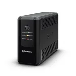 CyberPower UT650EG line-interactive UPS, 650 VA / 360 W, AVR, 3x Schuko, tornkorpus