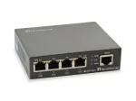 LevelOne 5-pordine Gigabit PoE kommutaator, 802.3at/af PoE, 4 PoE v&auml;ljundit, 60 W