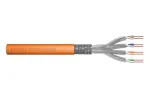 DIGITUS DK-1743-VH-050 Cat 7 S/FTP paigaldaskaabel, AWG 23/1, simpleks, 50 m, 1200 MHz, Dca, halogeenivaba, oranž