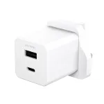 PanzerGlass empower&trade; by &reg; Turbo 35W laadija, sisaldab USB-C + USB-A | UK pistik | H&otilde;bevalge