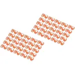 Digitus A-CC-O v&auml;rvikodeeritud klambrid &uuml;henduskaablitele, oranž (100 tk)