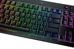Razer | BlackWidow V4 Madalprofiiliga Numbriklahvideta HyperSpeed | Klaviatuur | Juhtmevaba | US | Bluetooth | Must | Kollased l&uuml;litid