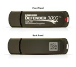 Kanguru Defender 3000 KDF3000-64G kr&uuml;pteeritud USB-m&auml;lupulk, 64 GB, USB 3.0, FIPS 140-2 Level 3