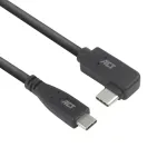 ACT USB 3.0 nurkkaabel USB-C 2 meetrit 5 Gbit/s Must