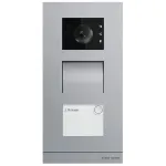 Video intercom system Busch-Jaeger A21381P1-S-03, silver, stainless steel outdoor housing, buttons, 135&times;29&times;277 mm