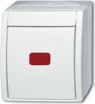 Busch-Jaeger Two-Way Switch Ocean Surface-Mount Valge 2601/6 SKW-54 (2601/6 SKW-54)