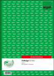 Business form Sigel SD006 Roheline A4 80 lehte
