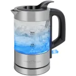 ProfiCook PC-WKS 1228 G elektriline veekeetja 0,5 L 1100 W roostevaba teras, l&auml;bipaistev