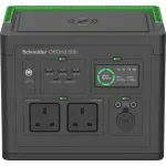 APC SE OffGrid kaasaskantav toitejaam 500 - Li-Ion aku, LCD, 2x &Uuml;hendkuningriigi pistikupesa, 3x USB-A, 2x USB-C, 3x 12V, juhtmevaba laadija
