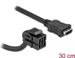 HDMI emane pistik kaabliga must DeLOCK 86853